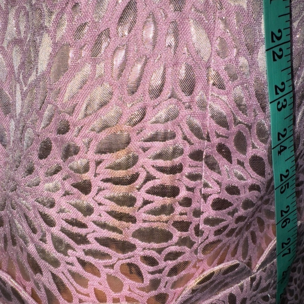 Lilly Pulitzer Pink and Silver Textured Dress - Picture 7 of 11